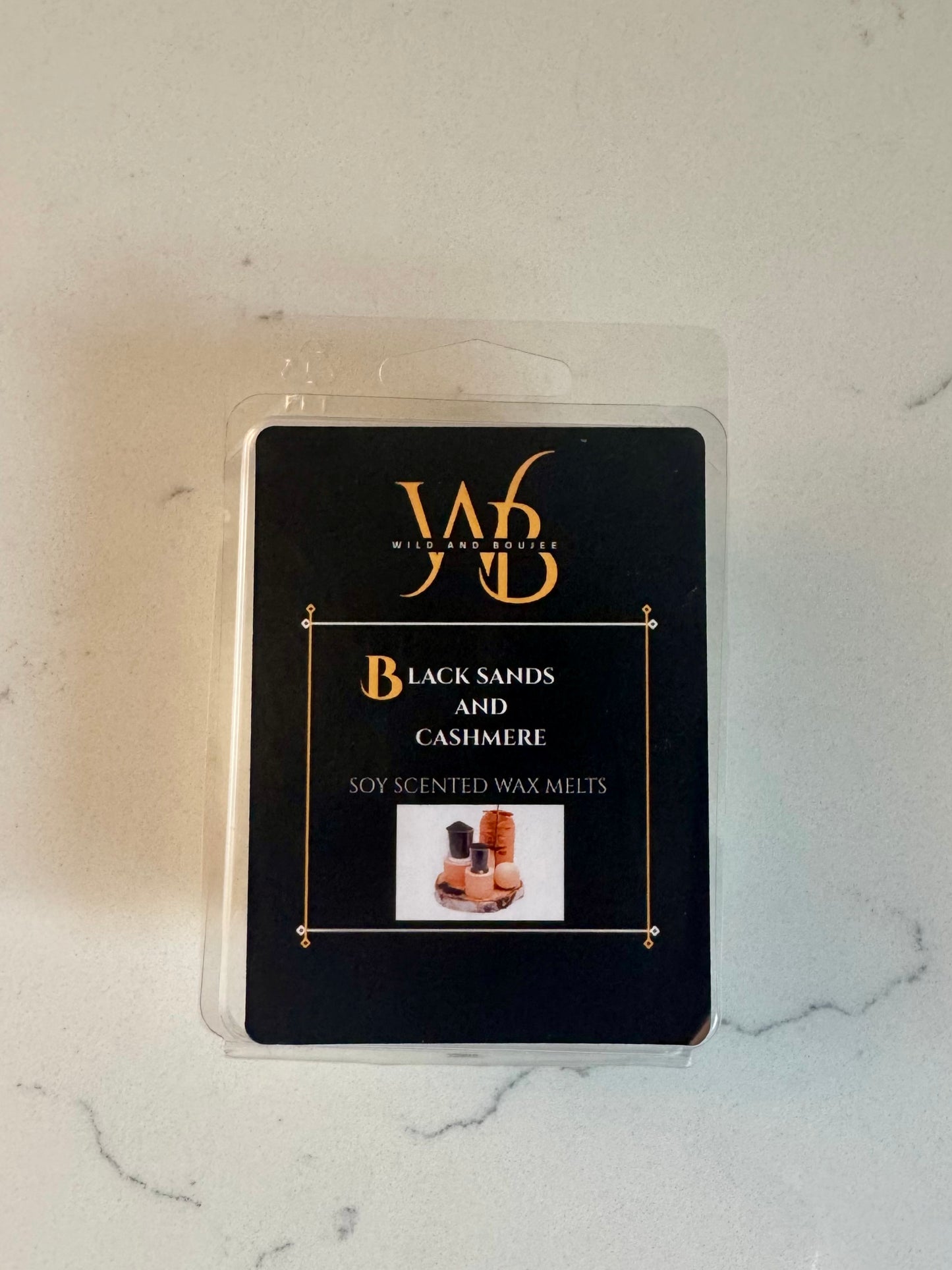 Black Sands & Cashmere Soy Wax Melts - Wild And Boujee