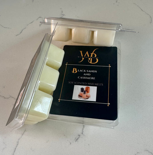 Black Sands & Cashmere Soy Wax Melts - Wild And Boujee